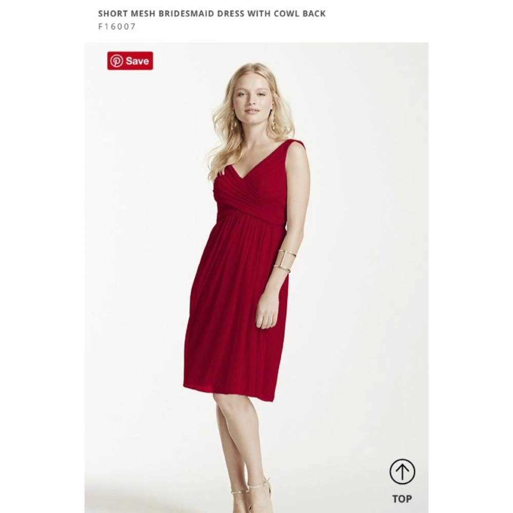 David’s Bridal Bridesmaid Dress